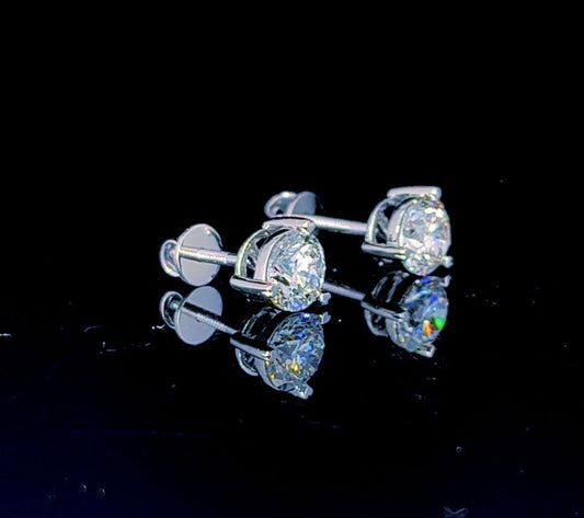 0.50ct earrings
Total 1ct
10kt vs lab