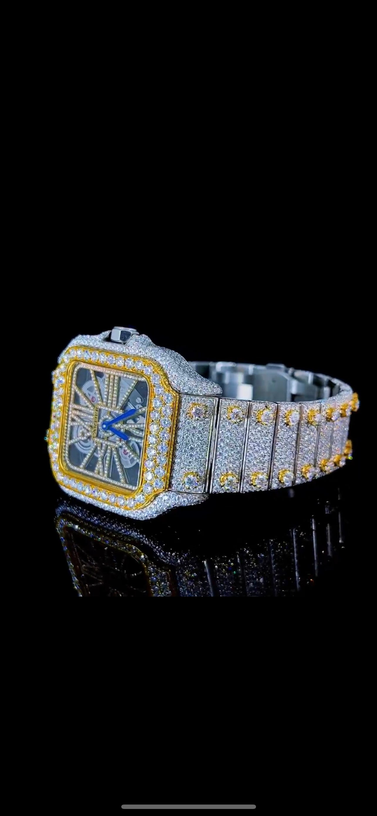 Flawless D Moissanite Watch 41MM available