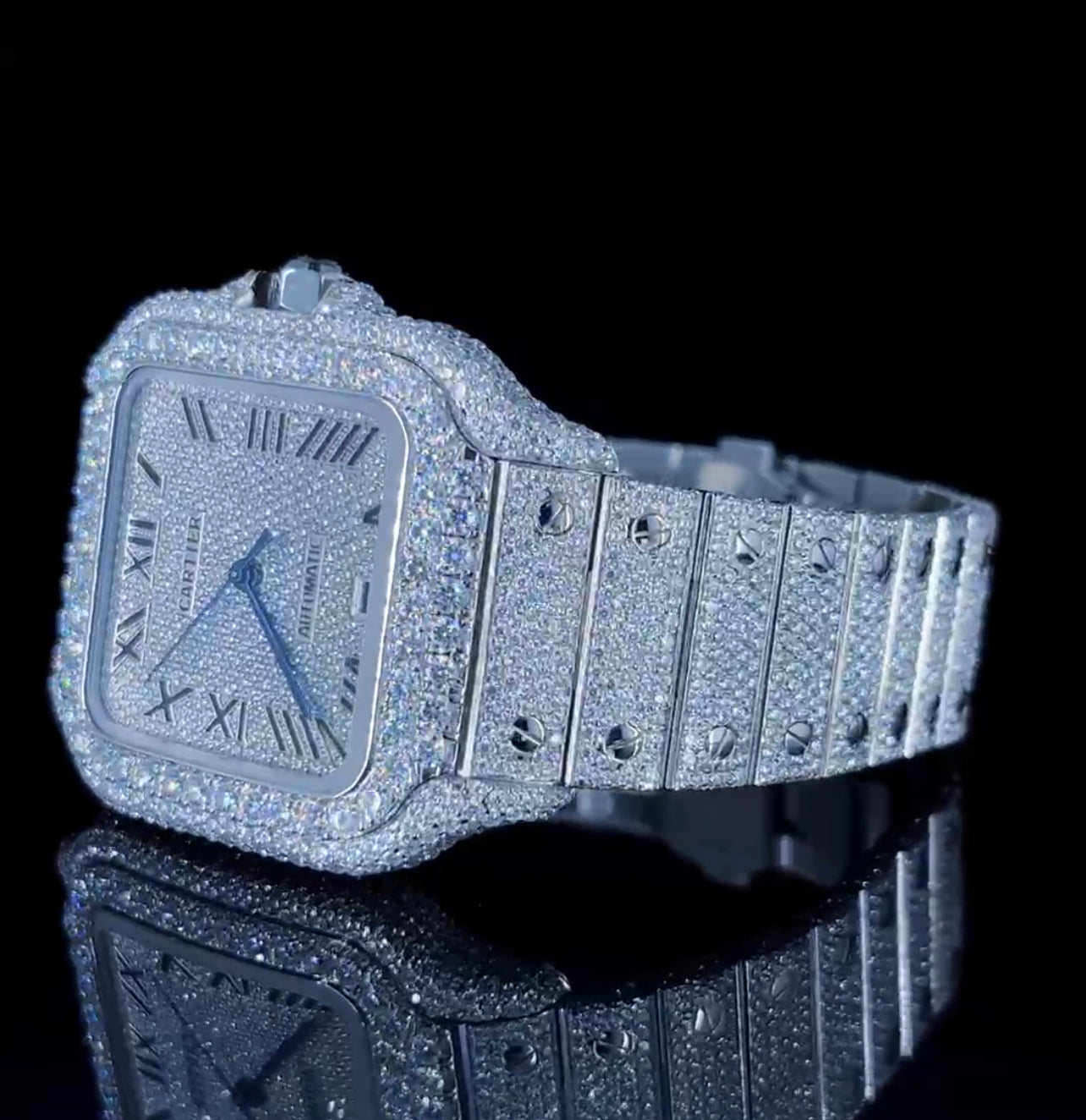 Cartier Santos
VVS D Moissanite 41mm
