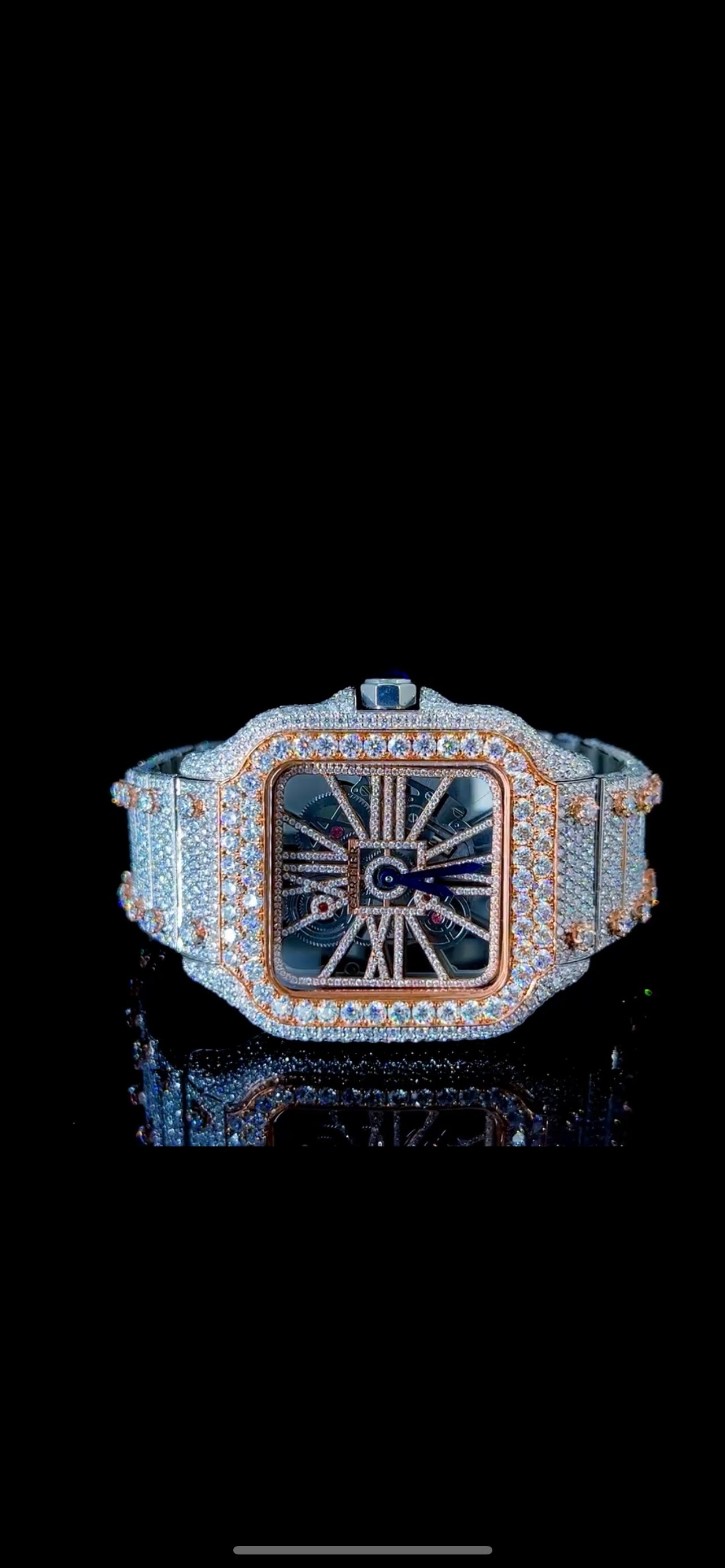 Flawless D Moissanite Watch 41MM available