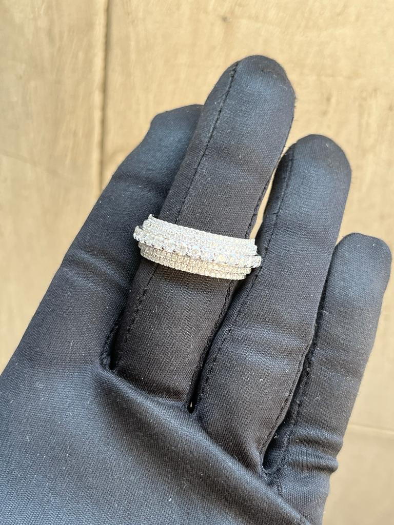 VVS1 D Moissanite Diamond Rings