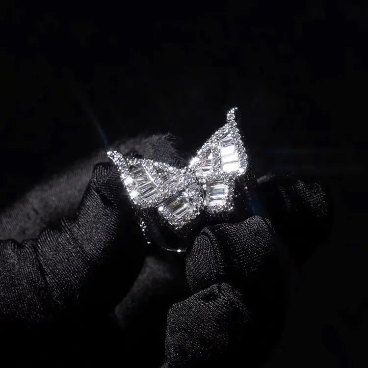 BUTTERFLY RING VVS1/D MOISSANITE