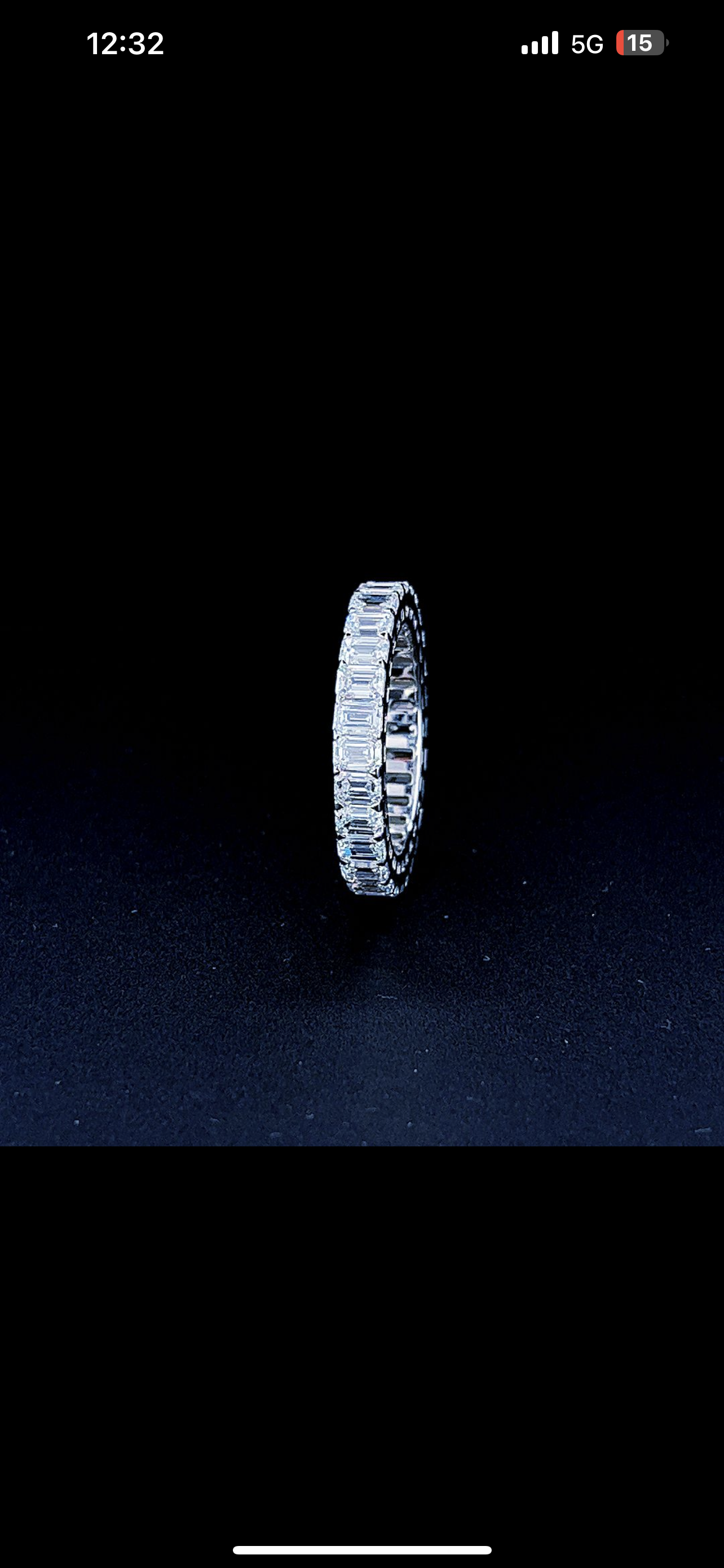 VVS D Moissanite ring