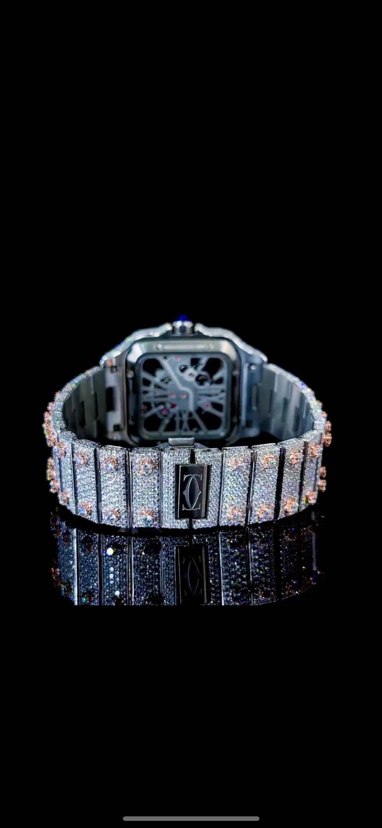 Flawless D Moissanite Watch 41MM available