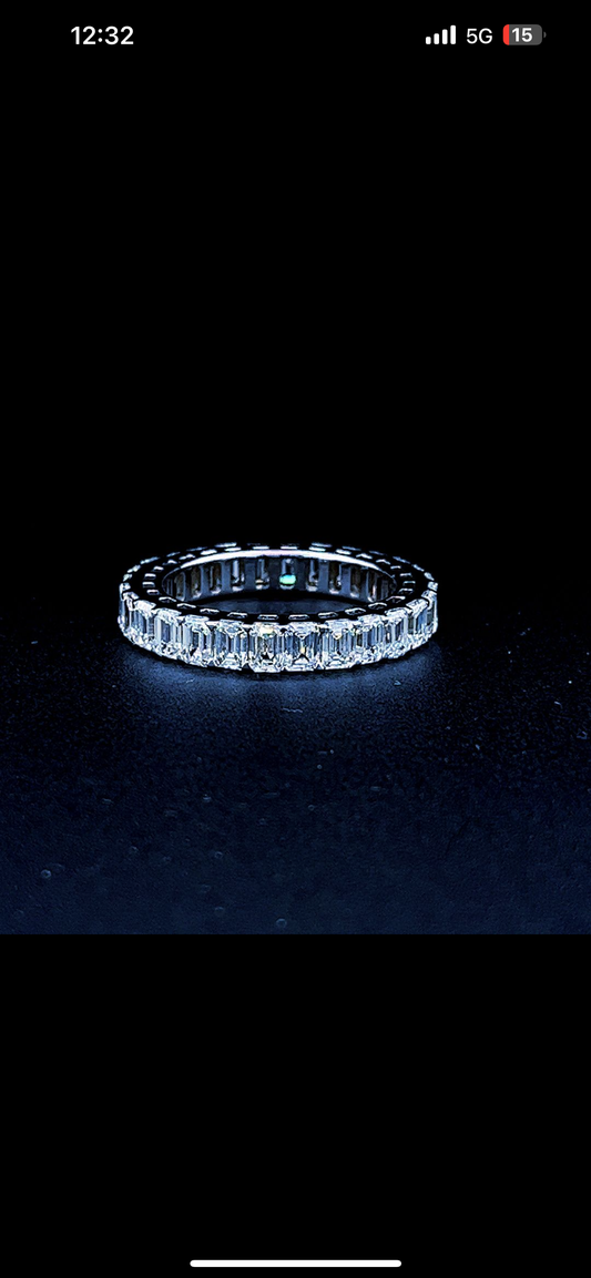 VVS D Moissanite ring