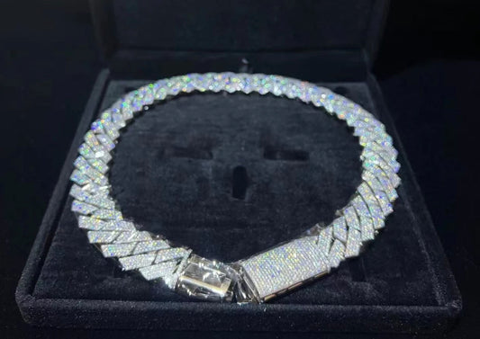 8” - 24” bracelet or chain VVS D Moissanite in stock