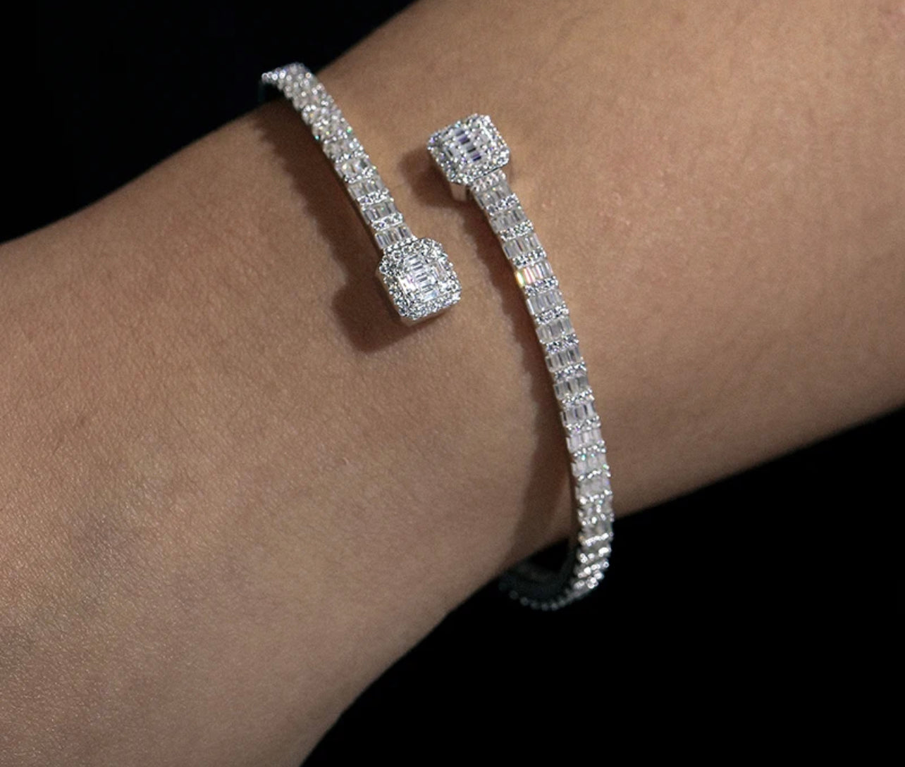 VVS D Moissanite bracelet multiple colors